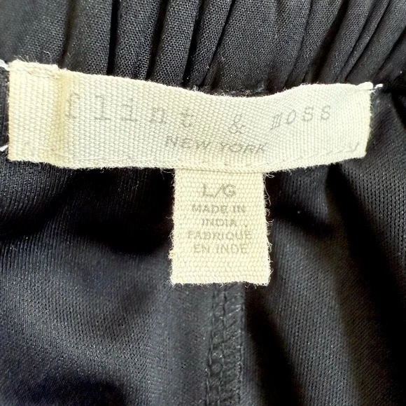 Black Silky Maxi Skirt with Tie Front and POCKETS!!! - Picture 4 of 4